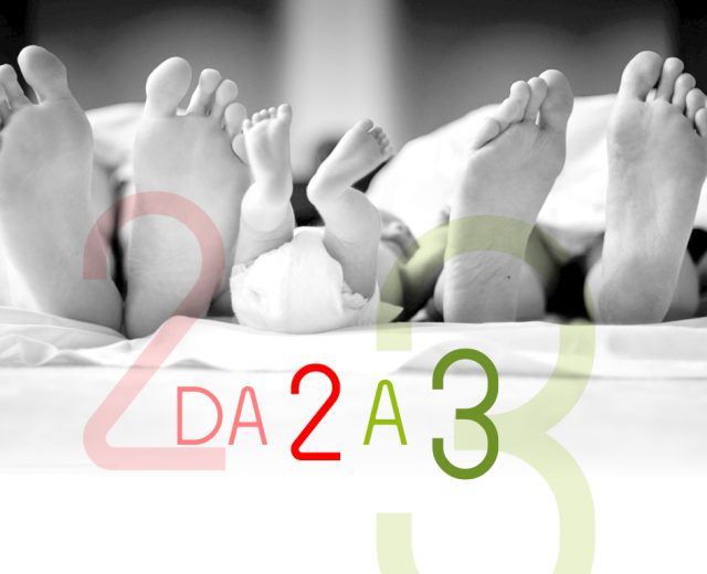 Da due a tre - il corso teorico/pratico dedicato al delicato equilibrio di coppira che si crea alla nascita di un figlio
