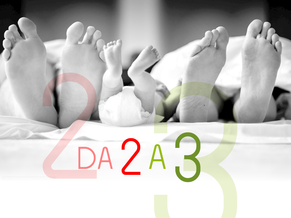 Da due a tre - il corso teorico/pratico dedicato al delicato equilibrio di coppira che si crea alla nascita di un figlio